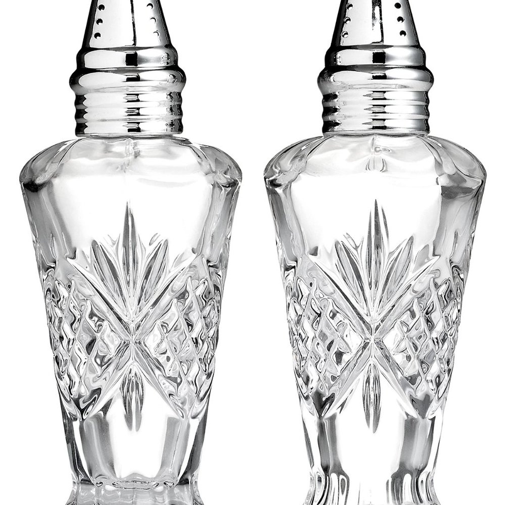 NWT / NWB Godinger Serveware, Dublin Salt and Pepper Shakers